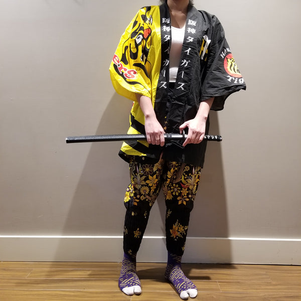 Vintage Hanshin Tigers Japan Baseball Team Hanten