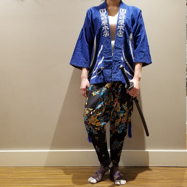 Minogame 蓑亀 Aizome Indigo Hanten Jacket