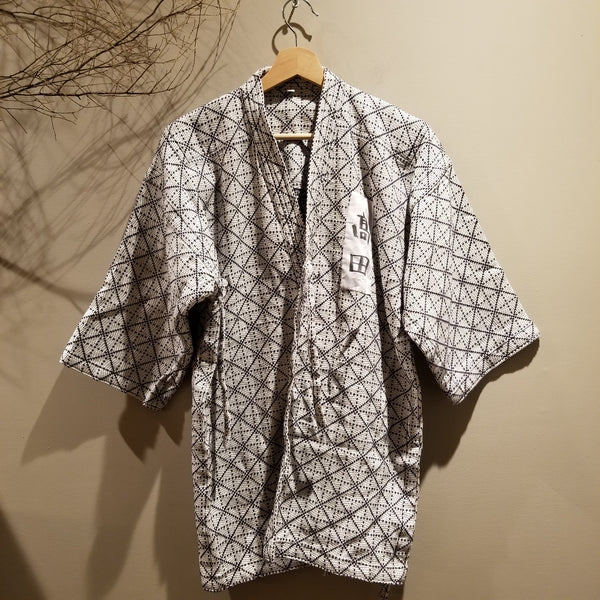 Vintage Indigo Sashiko Swordsman Kendo Jacket M/L