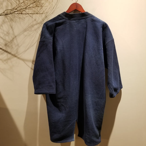 Vintage Dark Indigo Sashiko Swordsman Kendo Jacket XL