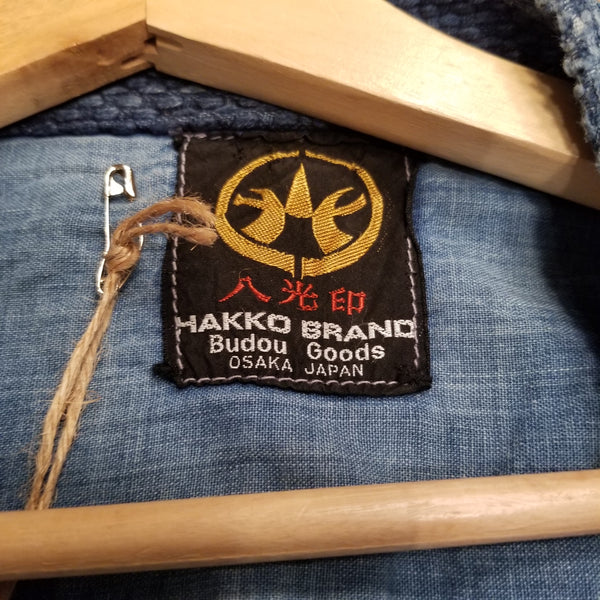 Hakko Vintage Indigo Sashiko Swordsman Kendo Jacket XL