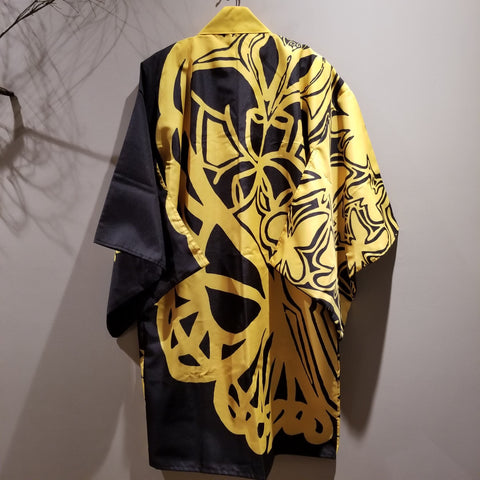 Vintage Butterfly Design Long Haori