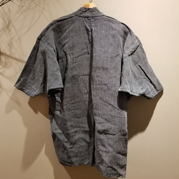 Vintage Indigo Hemp Noragi Hanten