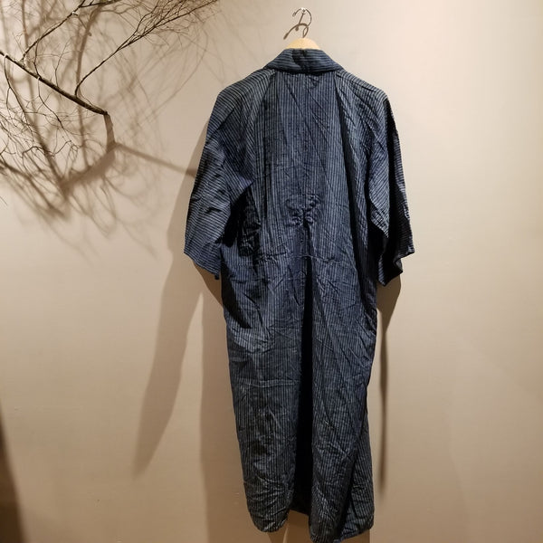 Long Indigo Shima Kimono