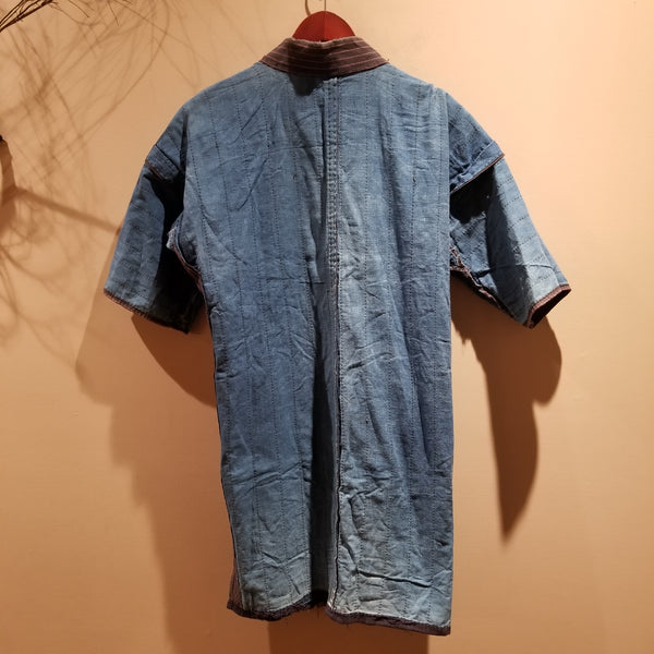 Vintage Indigo Shima Sashiko Noragi