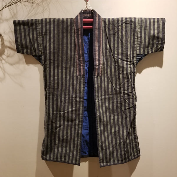 Vintage Green Shima Noragi