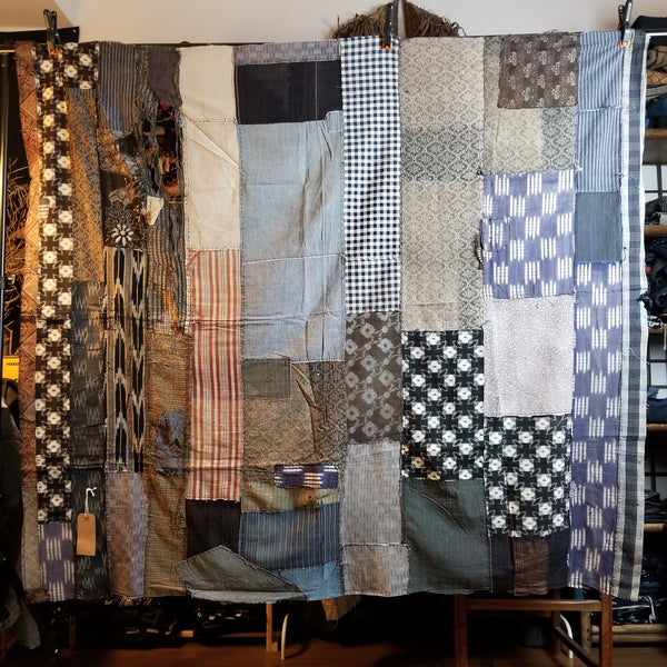 Boro Patchwork Large Fabric Sheet 145 x 164cm