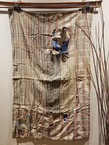 Vintage Boro Patchwork Zanshi Fabric Rug 130 x 80cm