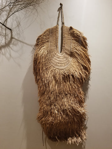 Vintage Mino Straw Cape