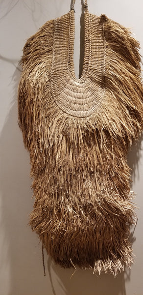 Vintage Mino Straw Cape