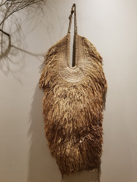 Vintage Mino Straw Cape