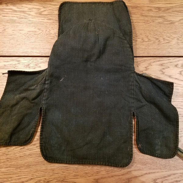 Antique Showa Era Fireman's Helmet Cloud Pattern