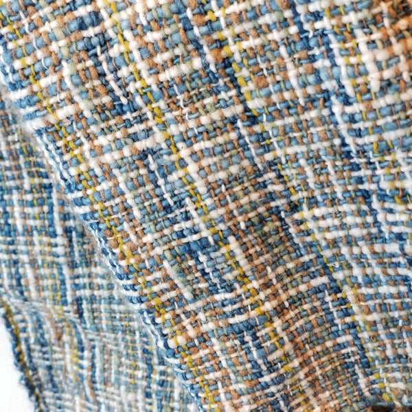 Natural Dyed Indigo Handwoven Cotton Scarf #1