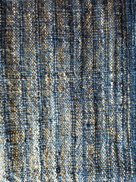 Natural Dyed Indigo Handwoven Cotton Scarf #4
