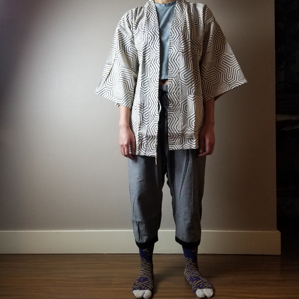 Geometric Pattern Noragi Kimono