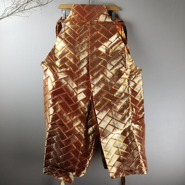 Vintage Golden Kamon Hakama Pants