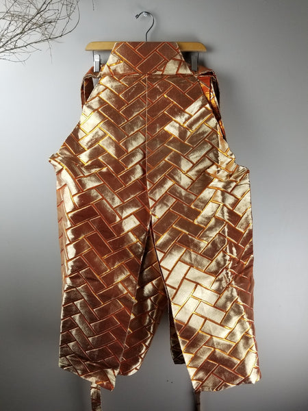 Vintage Golden Kamon Hakama Pants