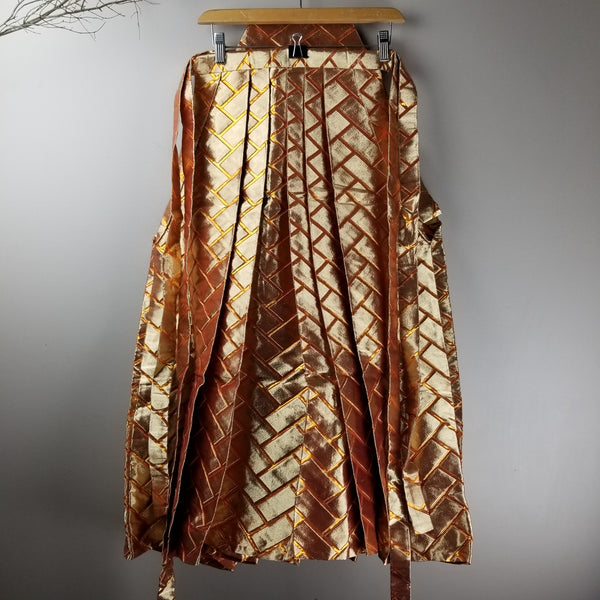 Vintage Golden Kamon Hakama Pants
