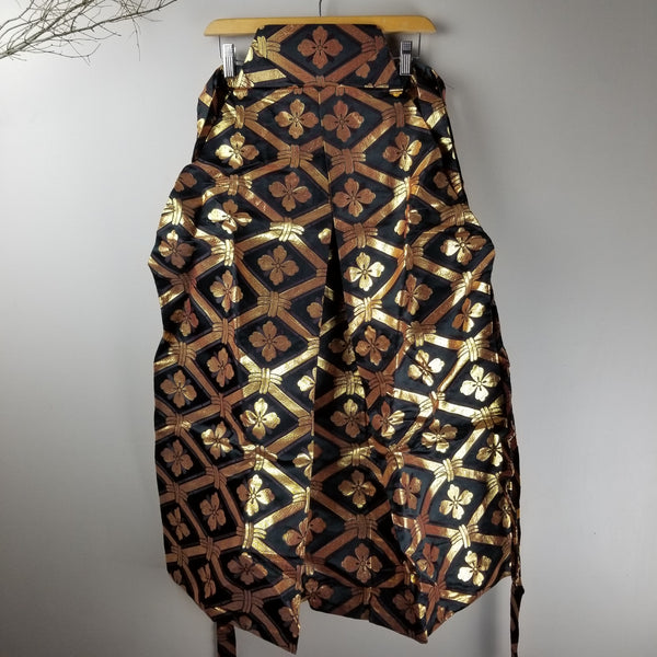 Vintage Golden Kamon Hakama Pants