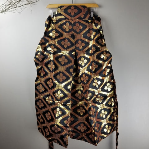 Vintage Golden Kamon Hakama Pants