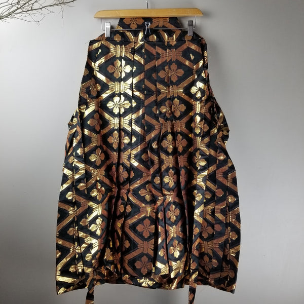 Vintage Golden Kamon Hakama Pants