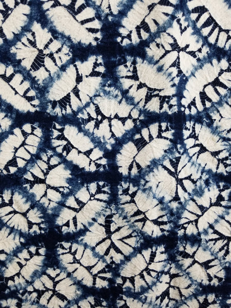 Vintage Shibori Indigo Noren Curtain 86 x 147cm