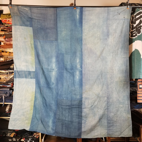 Aizome Indigo Patchwork Fabric Futon Cover 152x162cm