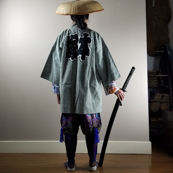 Vintage Green Dragon Happi Jacket