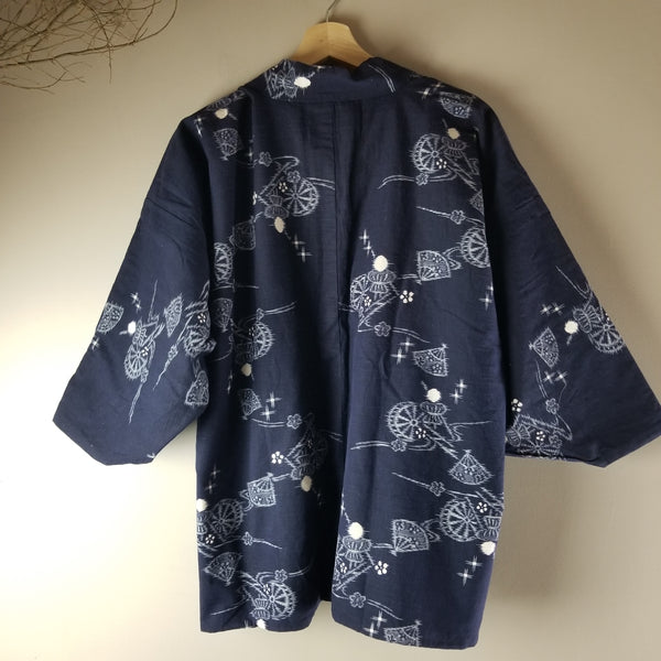 1970s Vintage Reversible Folk Haori Jacket