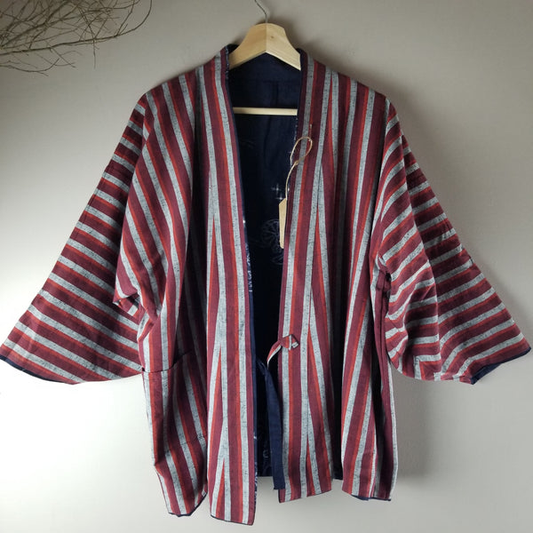 1970s Vintage Reversible Folk Haori Jacket