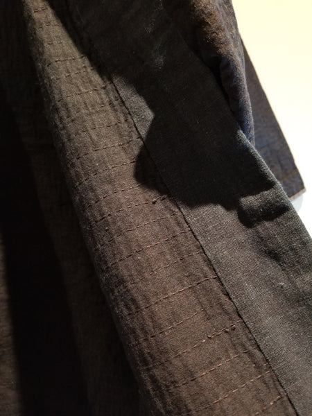 1930s Aizome Indigo Sashiko Farmer's Noragi Jacket