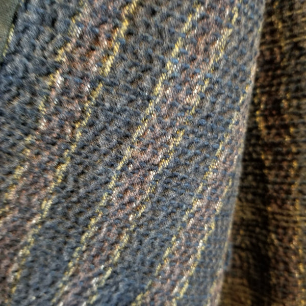 Aizome Indigo Ikat Kasuri Sashiko Farmer's Noragi