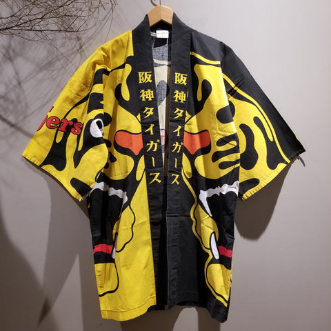 Vintage Hanshin Tigers Japan Baseball Team Hanten