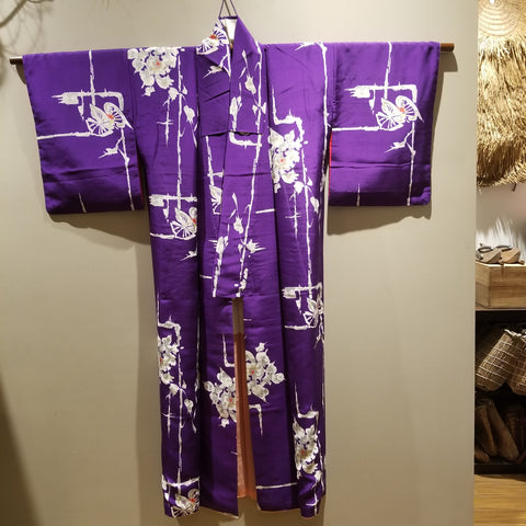 Vintage Meisen Silk Kimono