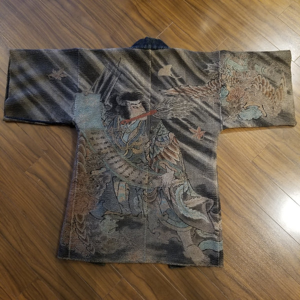 Samurai vs Yokai "Karasu Tengu" Fireman's Hanten from the Edo to Meiji Era