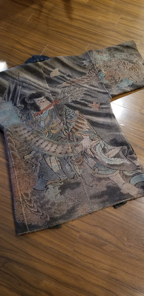 Samurai vs Yokai "Karasu Tengu" Fireman's Hanten from the Edo to Meiji Era