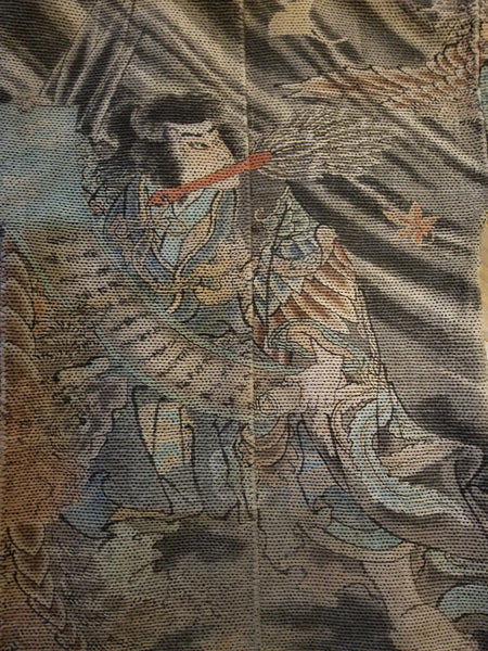 Samurai vs Yokai "Karasu Tengu" Fireman's Hanten from the Edo to Meiji Era