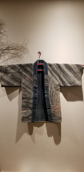 Samurai vs Yokai "Karasu Tengu" Fireman's Hanten from the Edo to Meiji Era