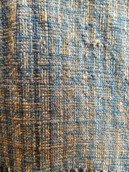Natural Dyed Indigo Handwoven Cotton Scarf