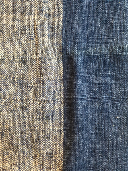 Natural Dyed Indigo Handwoven Cotton Scarf