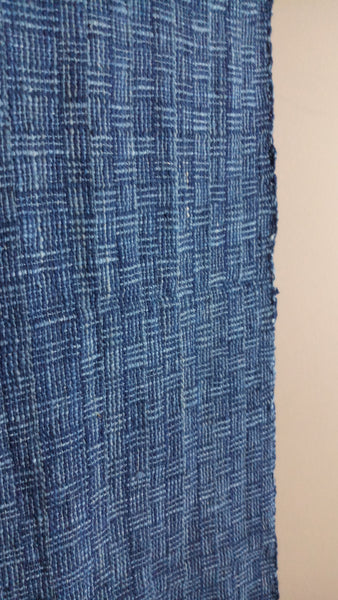 Natural Dyed Indigo Handwoven Cotton Scarf