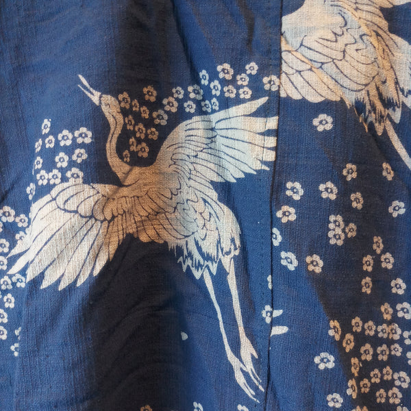 Navy Blue Crane Sundress