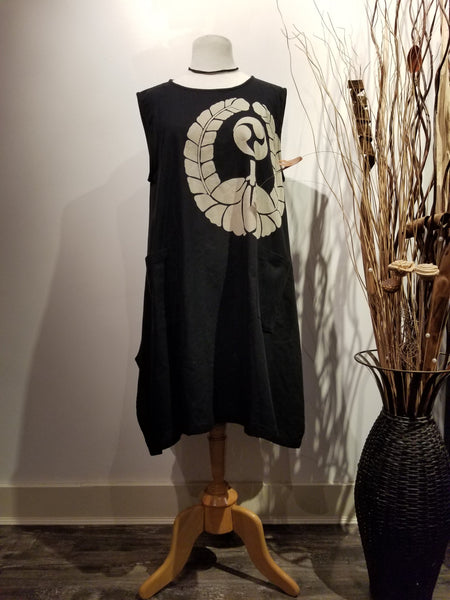 Wisteria fuji kamon tank top dress