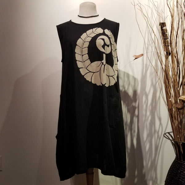 Wisteria fuji kamon tank top dress