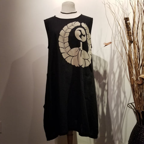 Wisteria fuji kamon tank top dress