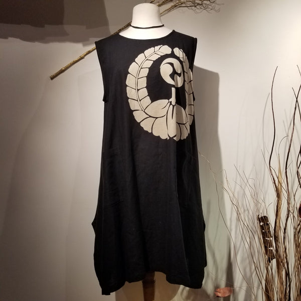 Wisteria fuji kamon tank top dress