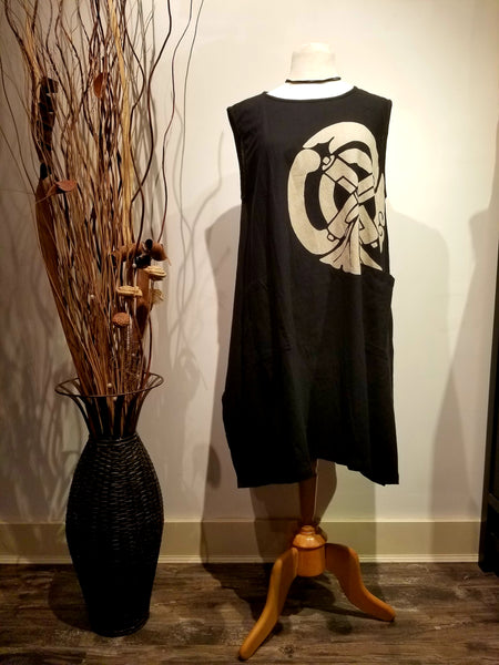 Gion mamori kamon tank top dress