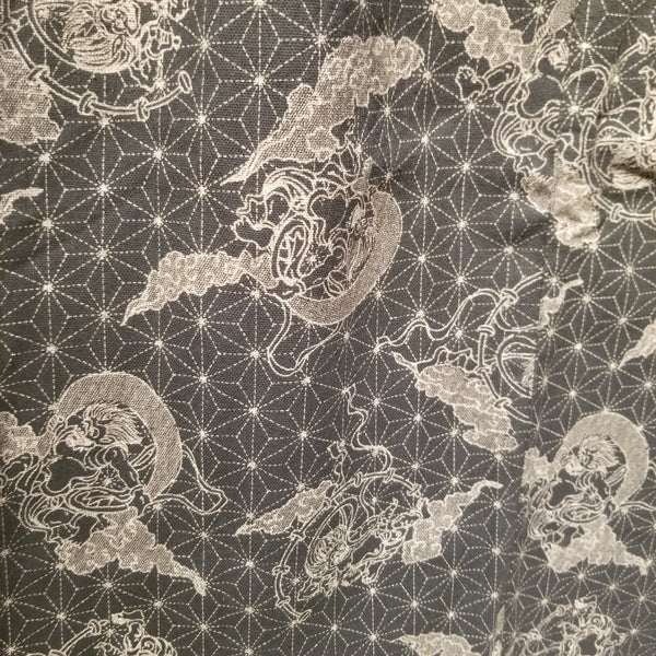 Black Fujin 風神 & Raijin 雷神 Palazzo Pants