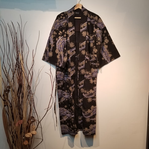 Cherry Blossom Long Monk kimono