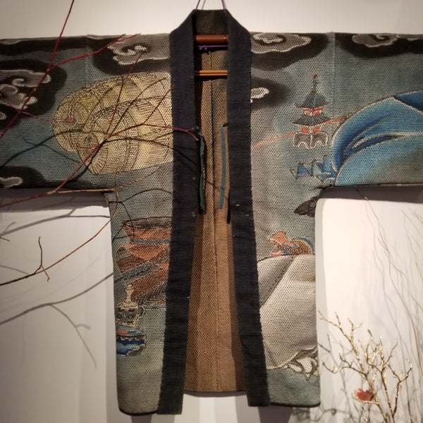 Seven Lucky Gods Fireman's Hanten from Late Edo to Meiji Era